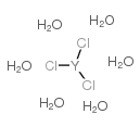 氯化钇(III),六水合物结构式