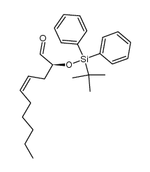 2(S)-[(tert-butyldiphenylsilyl)oxy]-4(Z)-decenal Structure
