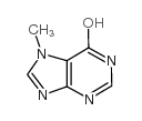6H-Purin-6-one,1,7-dihydro-7-methyl-结构式