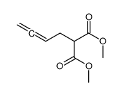 dimethyl 2-buta-2,3-dienylpropanedioate结构式