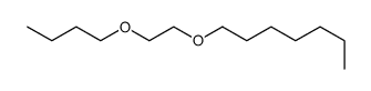1-(2-butoxyethoxy)heptane Structure