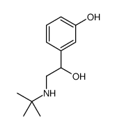 3-[2-(tert-butylamino)-1-hydroxyethyl]phenol Structure