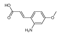 2-amino-4-methoxy-trans-cinnamic acid结构式
