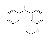 N-phenyl-3-propan-2-yloxyaniline结构式