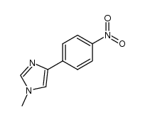 1-methyl-4-(4-nitrophenyl)-1H-imidazole结构式