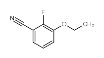 3-乙氧基-2-氟苯甲腈结构式