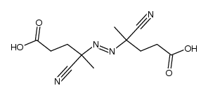 4,4'-azobis (4-cyanopentanoic acid) Structure
