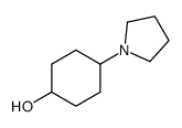 4-pyrrolidin-1-ylcyclohexan-1-ol结构式