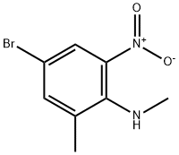 (4-Bromo-2-methyl-6-nitro-phenyl)-methyl-amine Structure