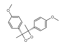 (3S,4R)-3,4-bis(4-methoxyphenyl)-3,4-dimethyl-1,2-dioxetane Structure