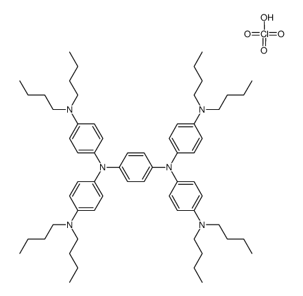 N,N,N',N'-tetrakis(4-dibutylaminophenyl)-p-phenylene amine ammonium perchlorate Structure