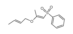 [[2-(2-butenyloxy)-2-propenyl]sulfonyl]benzene Structure