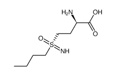 D-蛋氨酸-(S,R)-亚磺酰亚胺结构式