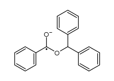 radical anion of diphenylmethyl benzoate结构式