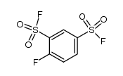 4-fluoro-1,3-benzenedisulfonyl fluoride结构式
