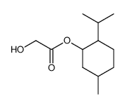 (1R,2S,5R)-2-isopropyl-5-methylcyclohex-1-yl hydroxyacetate Structure