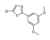 5-chloro-2-(3,5-dimethoxyphenyl)-1,3-thiazole Structure
