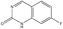 7-氟喹唑啉-2(1H)-酮结构式
