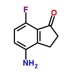 4-Amino-7-fluoro-1-indanone Structure