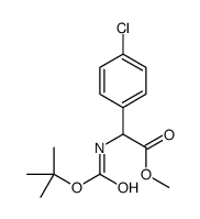 tert-butyl (Methoxycarbonyl)(4-chlorophenyl)Methylcarbamate Structure