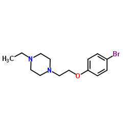 1-[2-(4-Bromophenoxy)ethyl]-4-ethylpiperazine结构式