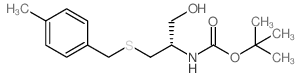 Boc-Cys(pMeBzl)-ol structure