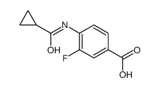 4-[(Cyclopropylcarbonyl)amino]-3-fluorobenzoic acid picture