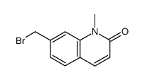2(1H)-Quinolinone,7-(bromomethyl)-1-methyl-(9CI)结构式