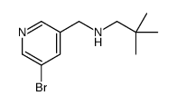 N-[(5-bromopyridin-3-yl)methyl]-2,2-dimethylpropan-1-amine Structure