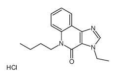 5-butyl-3-ethylimidazo[4,5-c]quinolin-4-one,hydrochloride Structure