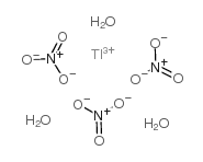 Thallium(III) nitrate trihydrate structure