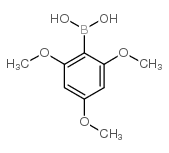 2,4,6-三甲氧基苯硼酸结构式