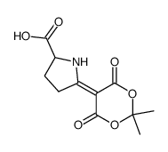 isopropylidene (5-carboxy-2-pyrrolidinylidene)malonate结构式