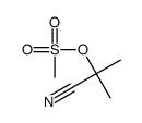 2-cyanopropan-2-yl methanesulfonate结构式