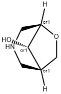 内-8-羟基-6-氧杂-3-氮杂双环[3.2.1]辛烷结构式