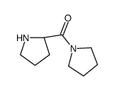 (9CI)-1-[(2R)-2-吡咯烷羰基]-吡咯烷结构式