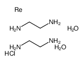 二(乙烯二胺)二羰基铼(V)氯结构式