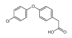 2-(4-(4-氯苯氧基)苯基)乙酸结构式