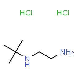 (2-AMINOETHYL)(TERT-BUTYL)AMINE HYDROCHLORIDE Structure
