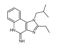 2-ethyl-1-(2-methylpropyl)imidazo[4,5-c]quinolin-4-amine结构式
