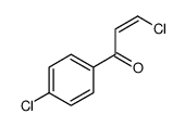 3-chloro-1-(4-chlorophenyl)prop-2-en-1-one结构式