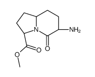 (3S,6s,8as)-甲基 6-氨基-5-氧代八氢吲哚嗪-3-羧酸结构式