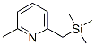 2-甲基-6-[(三甲基硅基)甲基]吡啶结构式