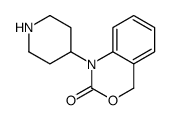 1,4-二氢-1-(4-哌啶基)-2H-3,1-苯并噁嗪-2-酮结构式