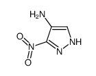 3-硝基-1H-吡唑-4-胺结构式