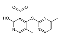 4-(4,6-dimethylpyrimidin-2-yl)sulfanyl-5-methyl-3-nitro-1H-pyridin-2-one Structure