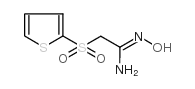 N-羟基-2-(噻吩-2-基磺酰基)乙酰胺结构式