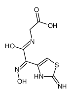 噻唑基乙酰基甘氨酸肟结构式