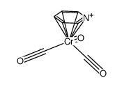 η6-pyridinetricarbonylchromium结构式