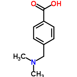 4-[(Dimethylamino)methyl]benzoic acid Structure